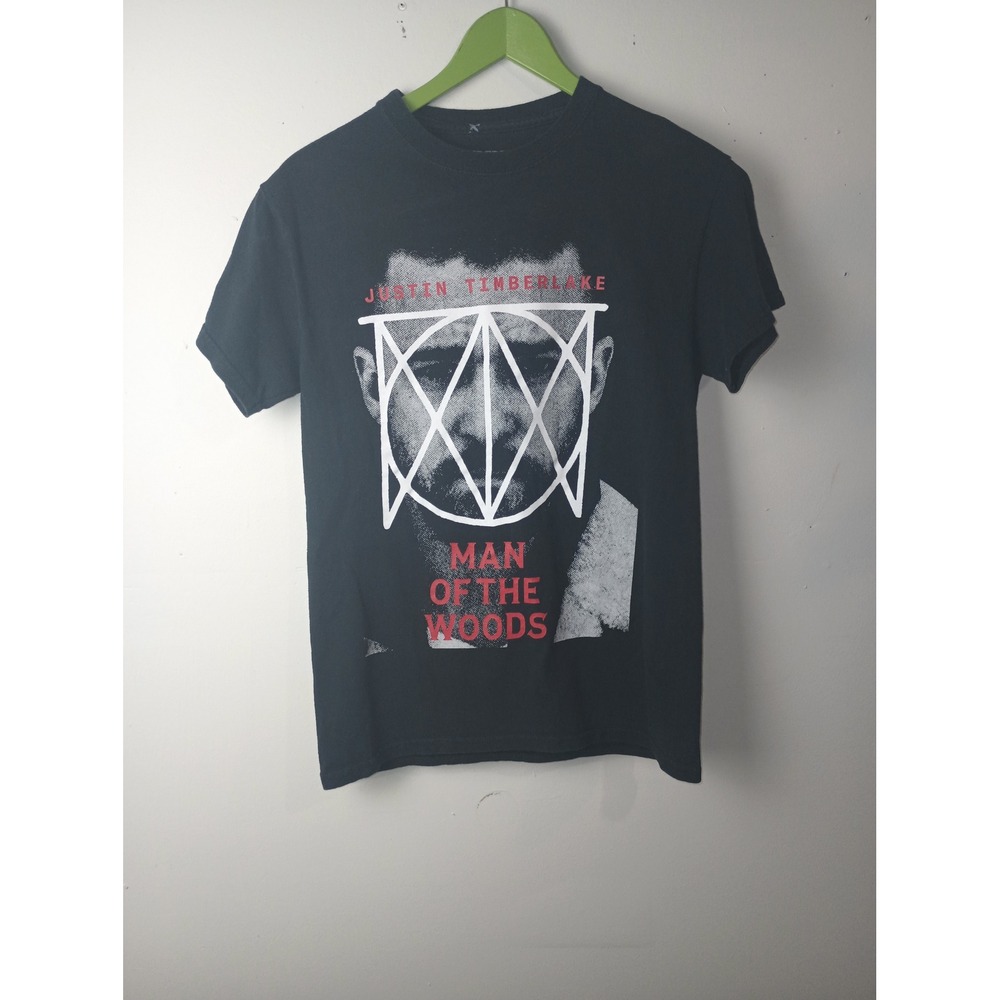 Justin Timberlake Man of the Woods Tour Graphic T-Shirt Black Small Concert Tee